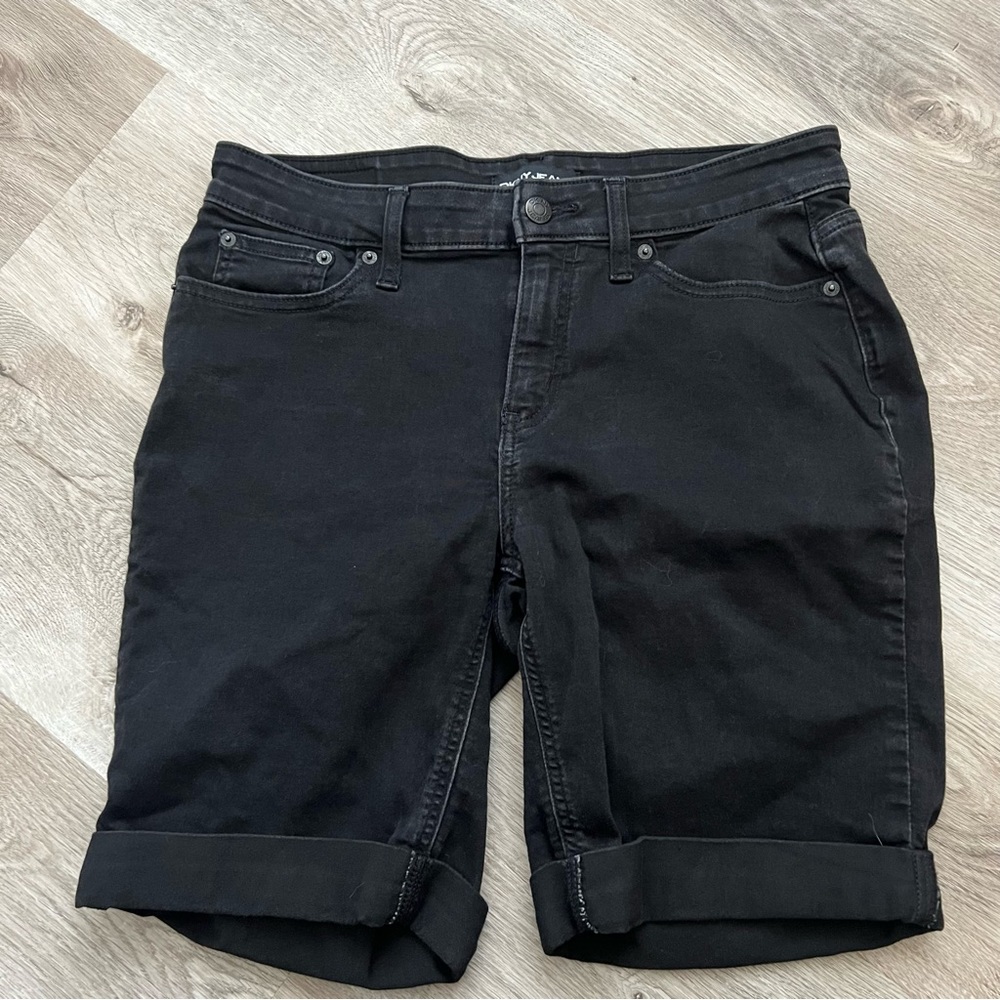 DKNY Black Bermuda Shorts - 8